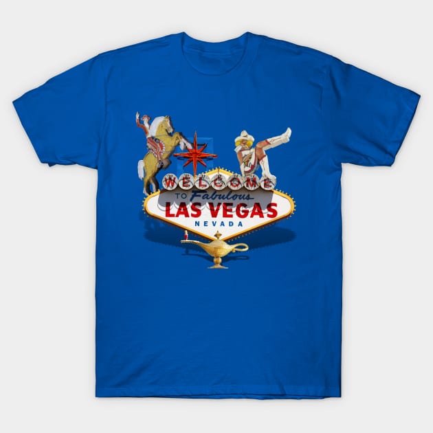 Las Vegas Welcome Sign T-Shirt by Gravityx9